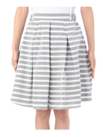 タフタボーダースカート/ブルー(392)