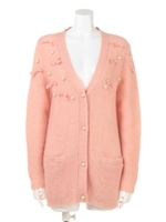 パールリボンモヘア カーデ/PK