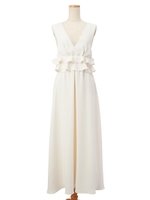 フカブイウエストフリルジャンスカ/ホワイト