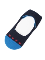 星柄カバーソックス/ネイビー(593)