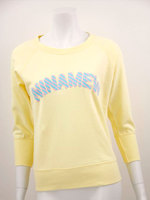 裏毛キャンディー ロゴトレーナー/YE