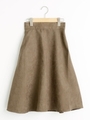Aラインフレアースカート/モカ