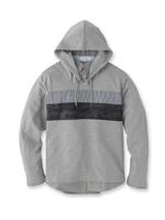 シャツフェイクパーカー/グレー(012)