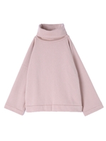 ハイネックドルマンスウェット/ベージュ