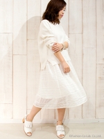 レーススカート/シロ