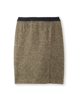 [L]マペルチェックスカート/ブラック(219)