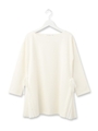 サイドプリーツリボンプルオーバー/オフホワイト(003)