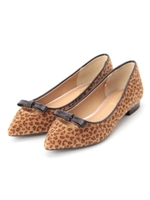 フラットポインテッドパンプス/ブラウン(442)