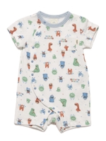 モンスター柄babyロンパース/OWHT