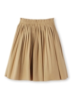 細プリーツデザインスカート/ボルドー(064)