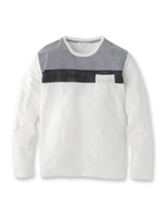 三段切替プルオーバー/ホワイト系(002)