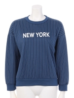 【ANAP】NEWYORKストライププルオーバー/ブルー(019)