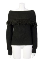 【Auntie Rosa】フリンジオフショルNT/GRN