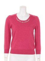 フラワーレースPO/パウダーブルー