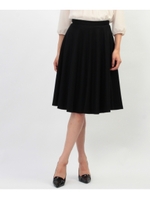 圧縮ウールミディスカート/ブラック(019)