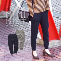 AB杢スウェットスリムパンツ