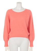 【AUNT MARIE'S】アンゴラドルマンニット/PNK