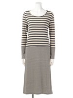 【LATINA】ボーダーMIX/OP/GRY