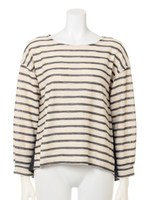 後ロ切替ループボーダープルオーバー/ブルー