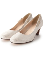 ストラップ付きパンプス/ホワイト系(002)