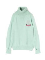 タートルニット/ミント
