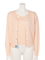 ファービジューアンサンブルニット/P.BG