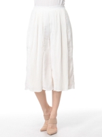 プリーツガウチョパンツ/ネイビー