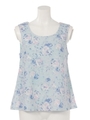 ラインフラワーフレアTOP/MINT