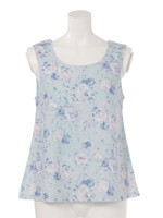 ラインフラワーフレアTOP/MINT
