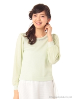 レディービジューニット/ライトグリーン