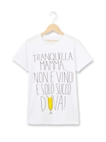 ロゴプリントクルーネックTシャツ/ホワイト(002)