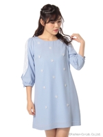 ロマンティックフラワーワンピ/ピンク