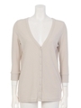 TESJVネックフロントボタンTOP/L-GRAY