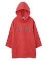 VINTAGE SWEAT HOOD TOP/レッド