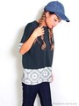【ANAP】ペイズリーTシャツ/WH