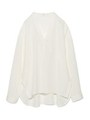 【emmi atelier】Vネックプルオーバーブラウス/OWHT