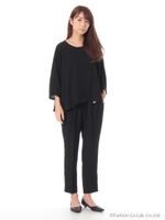 ドルマンスリーブオールインワン/ブラック