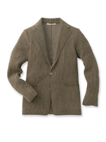 ニット ジャケット/ネイビー(393)