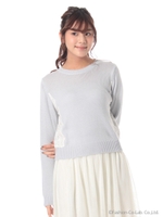 ミドルゲージニットプルオーバー/Navy