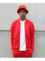 ライントラックジャージブルゾンカーディガンジャージ/ワインレッド(063)