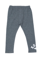 BASIC LEGGINGS COLLEGE STAR LOGO(12M〜3T)  /CHARCOAL