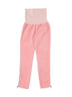 CORDUROY STRETCH ZIP UP JEGGINGS/PINK