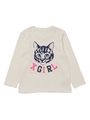 L/S TEE ANIMAL（12M〜3T）/ホワイト