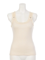 ORGANZY FLOWER LACE INNER/グレー(020)