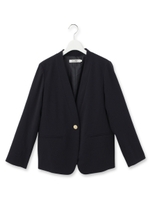 ギャバストレッチテーラードジャケット/ネイビー(093)