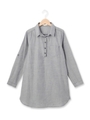 チュニックシャツワンピース/ブルー(092)