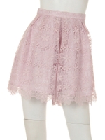 リラレースキュロット/ホワイト