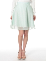 レースシアードスカート/ネイビー