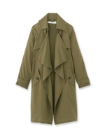 5 とろみトレンチコート/オリーブグリーン(026)