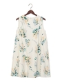 ★JOC LiLy PRT ノースリーブ ワンピース / リリー / フラワー柄 / 花柄/Off White
